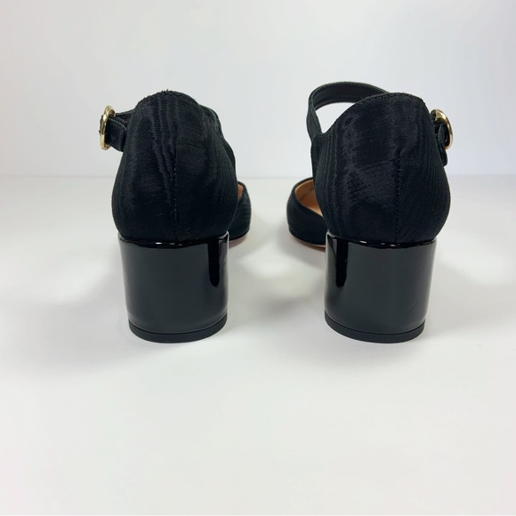 J. Crew Millie Ankle-strap Cap Toe Heels in moiré - Picture 10 of 12